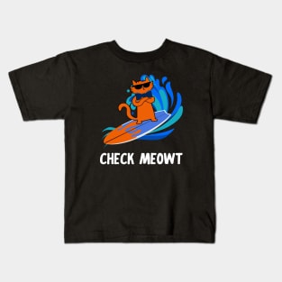 Check Meowt Kids T-Shirt